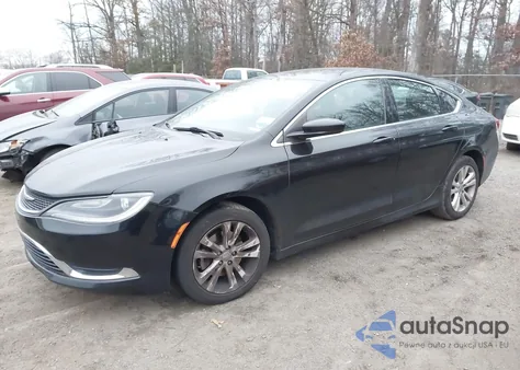 2015 Chrysler 200 Limited z USA, uszkodzony, nr VIN 1C3CCCAB6FN704399